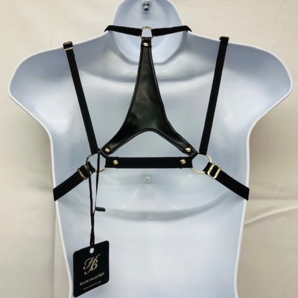 Honey Birdette Jael Black Bralette, Size Medium- NEW WITH TAGS - Picture 4 of 5